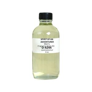 Spirit of an Adventurer Men Body Oil All Natural Fresh Masculine Fragrance 4 oz
